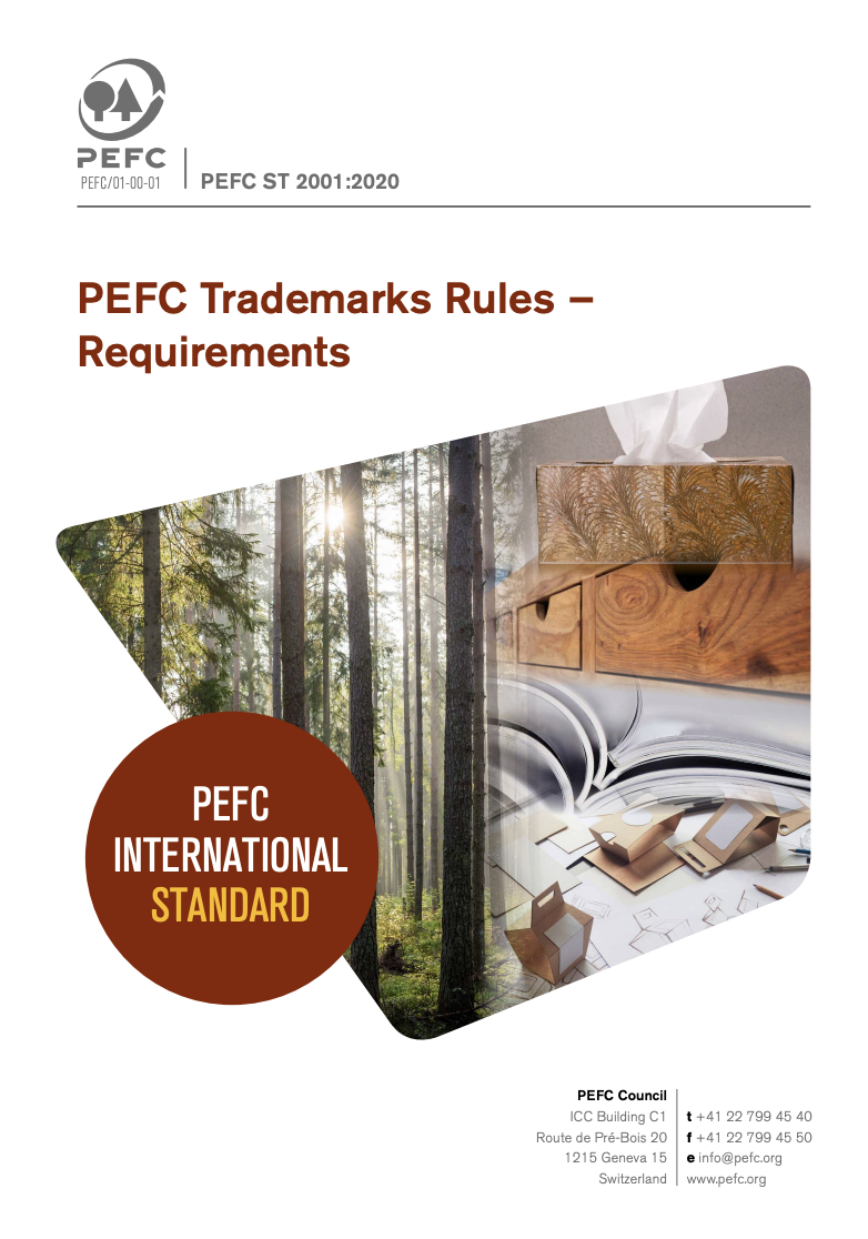 PEFC Trademarks Rules – Requirements